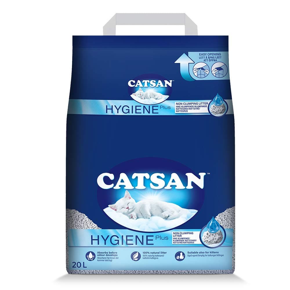 Catsan Hygiene Plus Unscented Non Clumping 100% Natural Cat Litter - Image 3