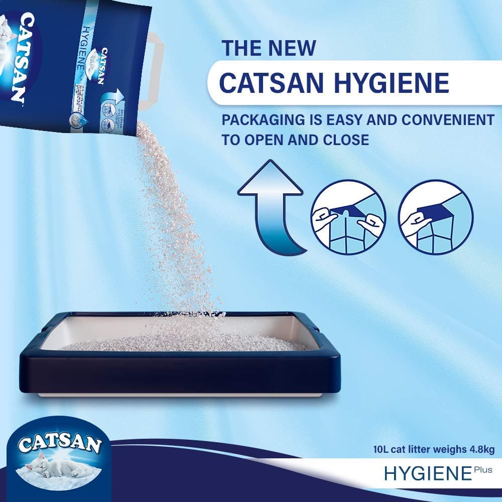 Catsan Hygiene Plus Unscented Non Clumping 100% Natural Cat Litter - Image 6