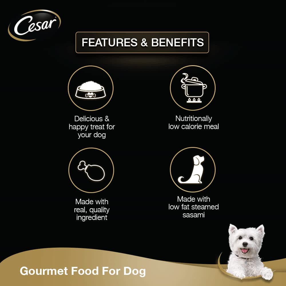 Cesar Adult Sasami Dog Wet Food - Image 7