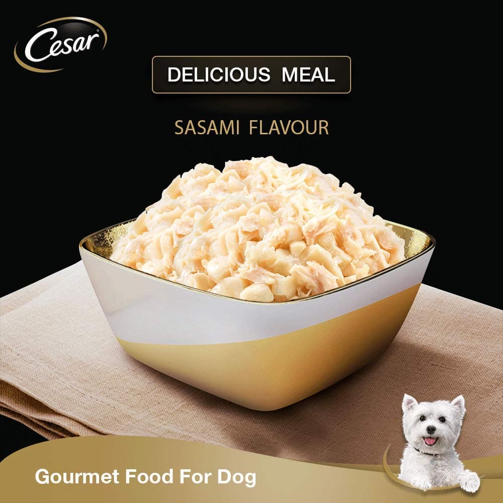 Cesar Sasami & Vegetables in Jelly Adult Dog Wet Food - Image 8