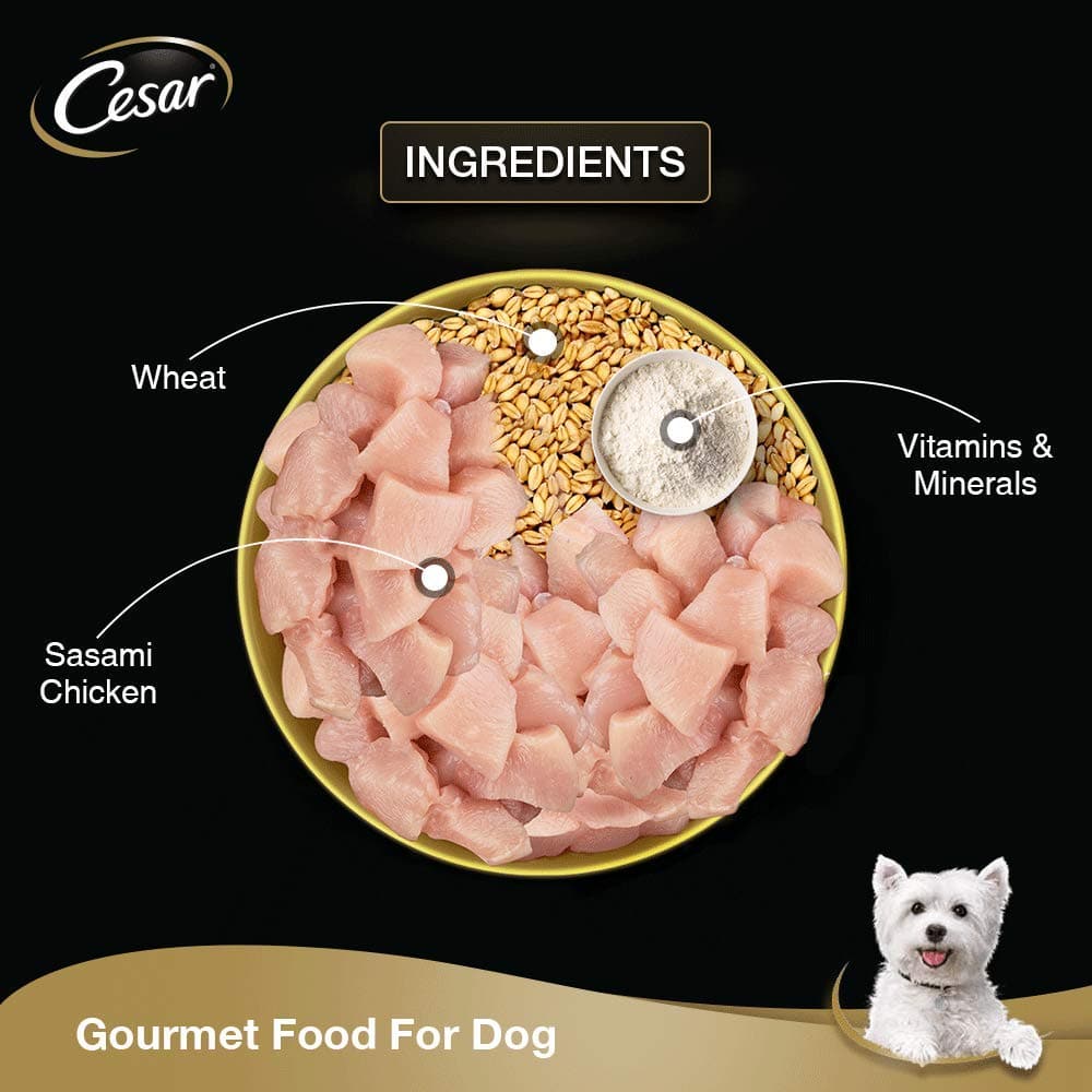 Cesar Sasami & Vegetables in Jelly Adult Dog Wet Food - Image 6