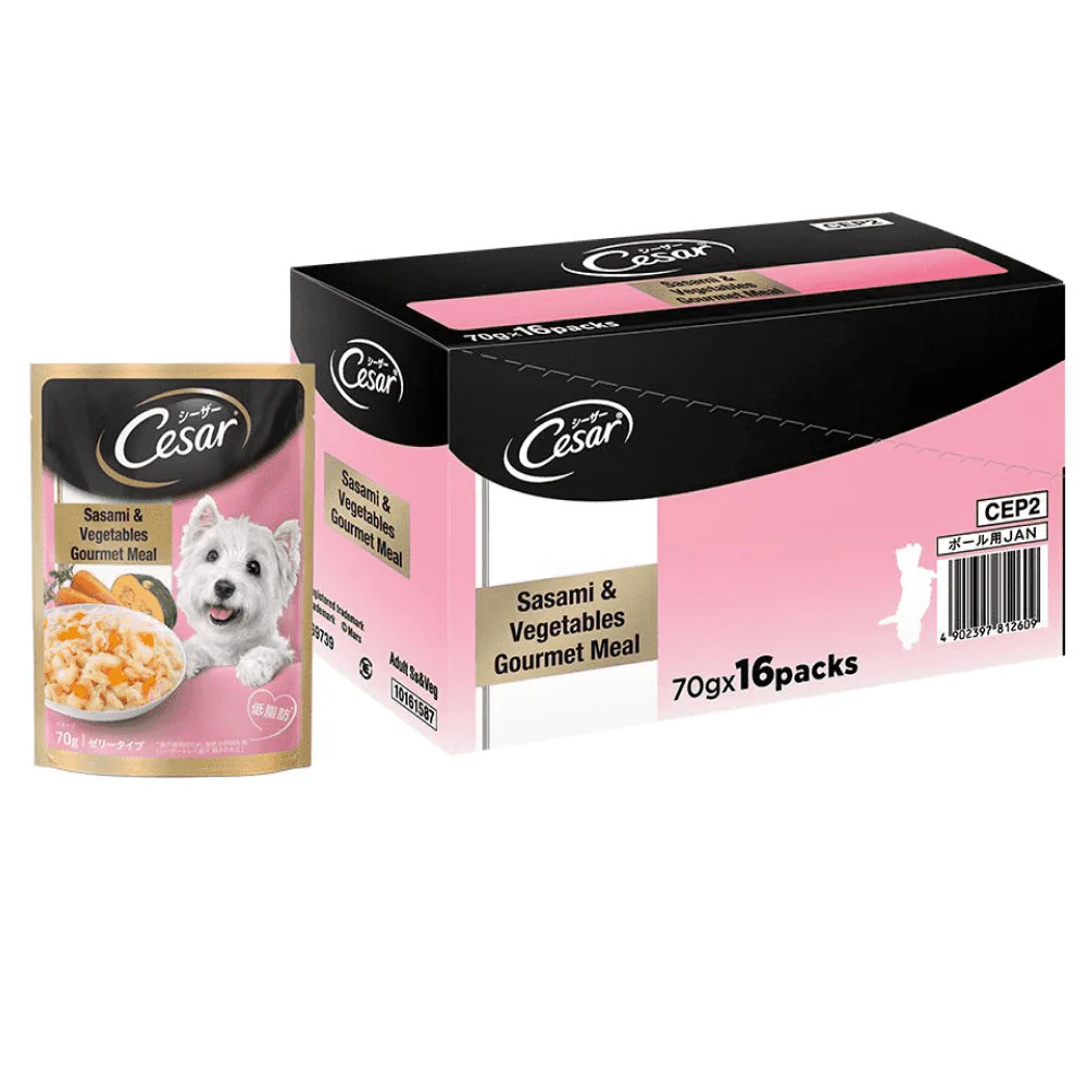Cesar Sasami & Vegetables Premium Adult Dog Wet Food - Image 7