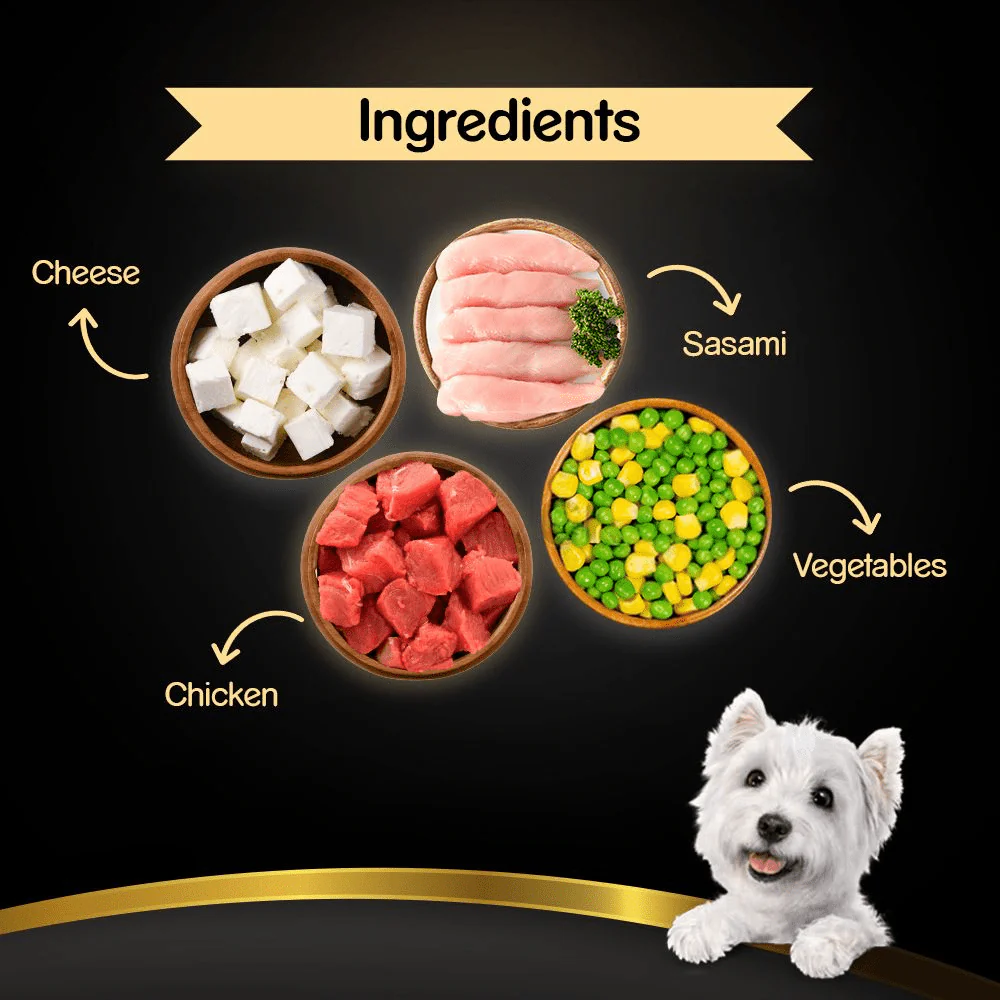 Cesar Sasami with Cheese & Vegetables in Jelly Adult Dog Wet Food - Image 5