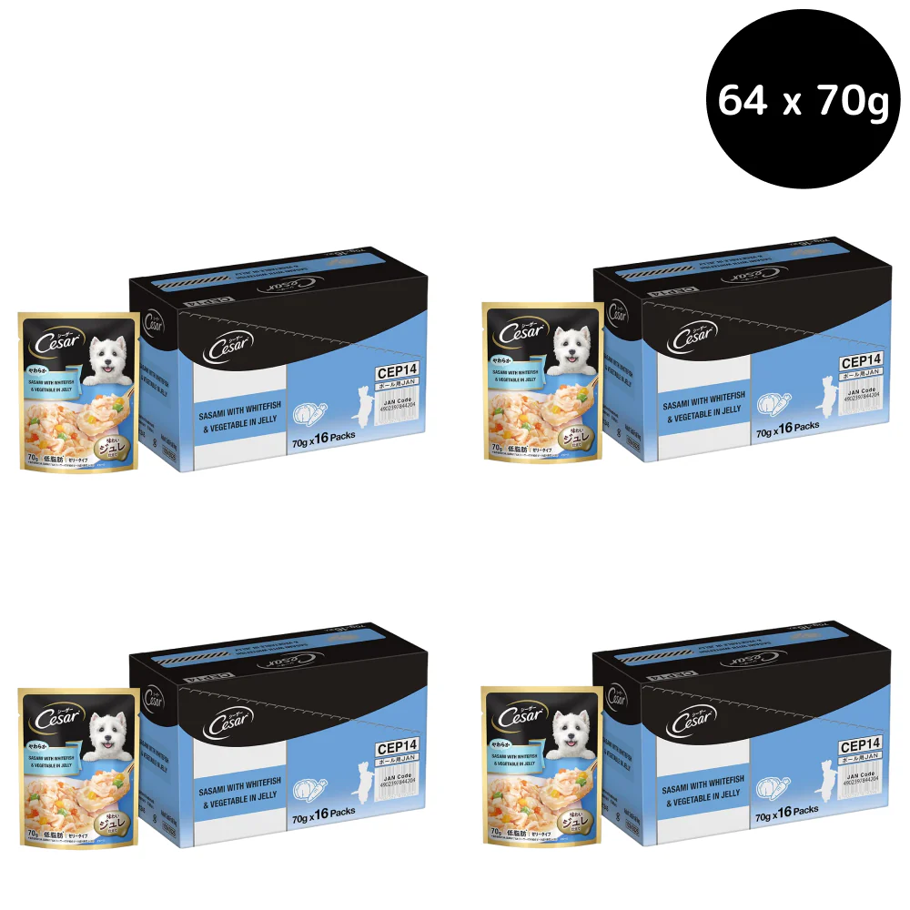 Cesar Sasami with Whitefish & Vegetable in Jelly Dog Wet Food - Image 11