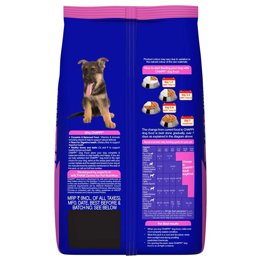 Chappi Chicken & Milk Dry Puppy Food - Image 2