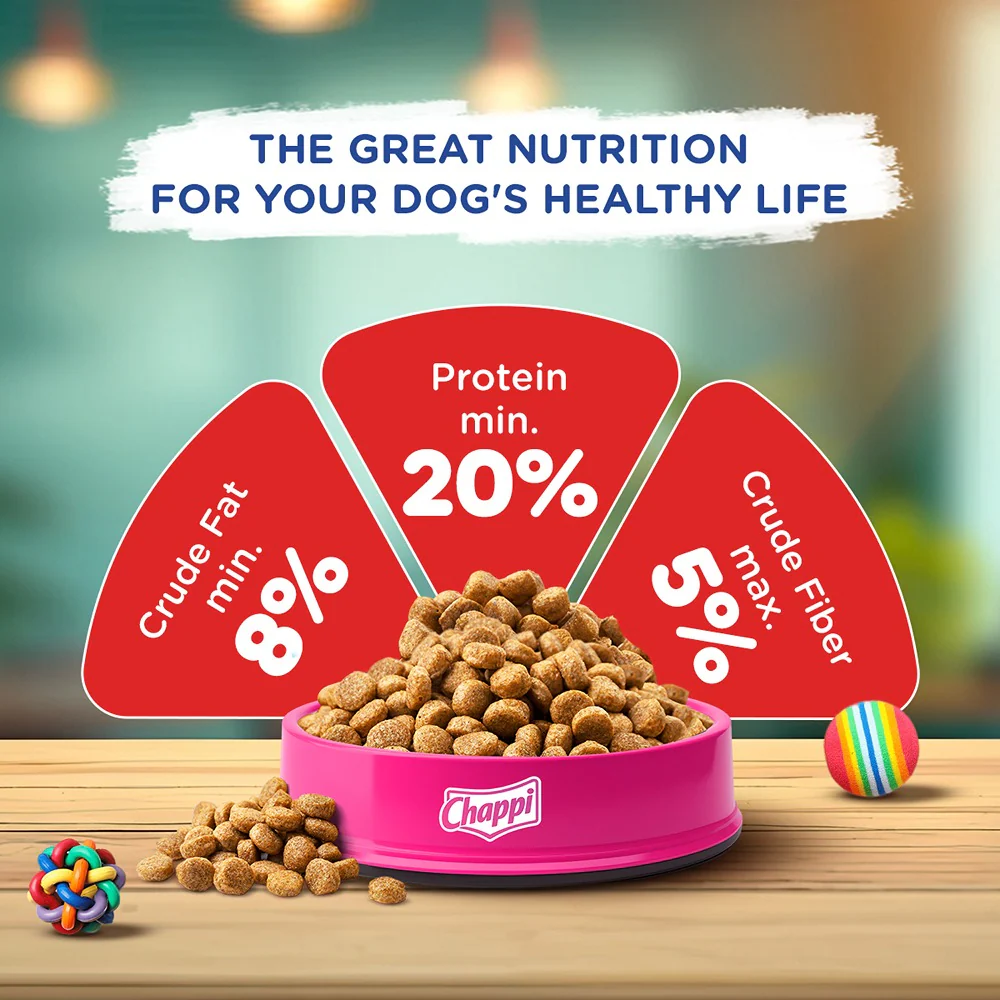 Chappi Chicken & Milk Dry Puppy Food - Image 4