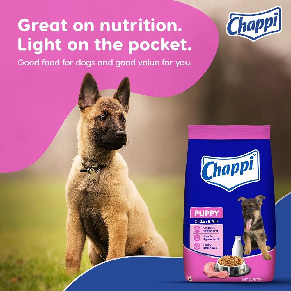 Chappi Chicken & Milk Dry Puppy Food - Image 6
