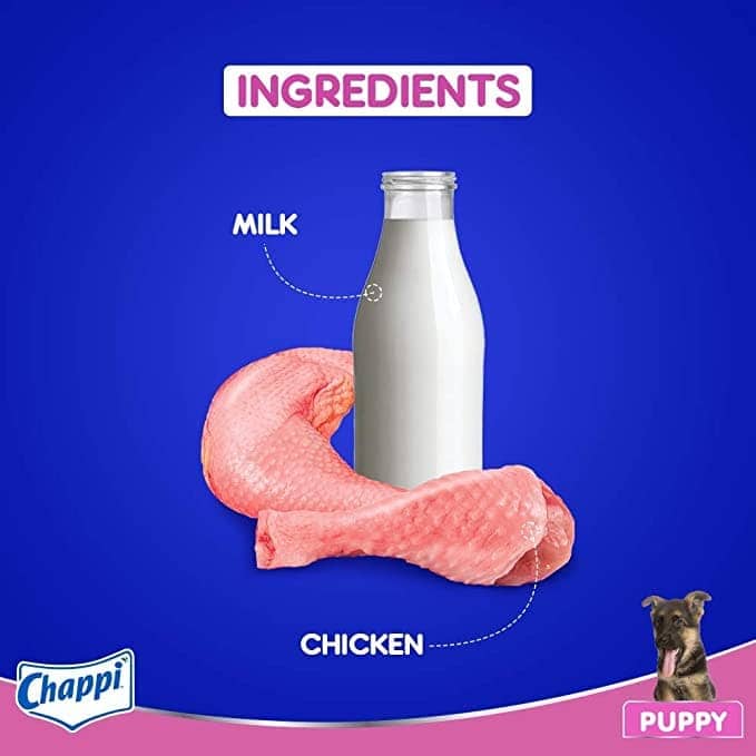 Chappi Chicken & Milk Dry Puppy Food - Image 4