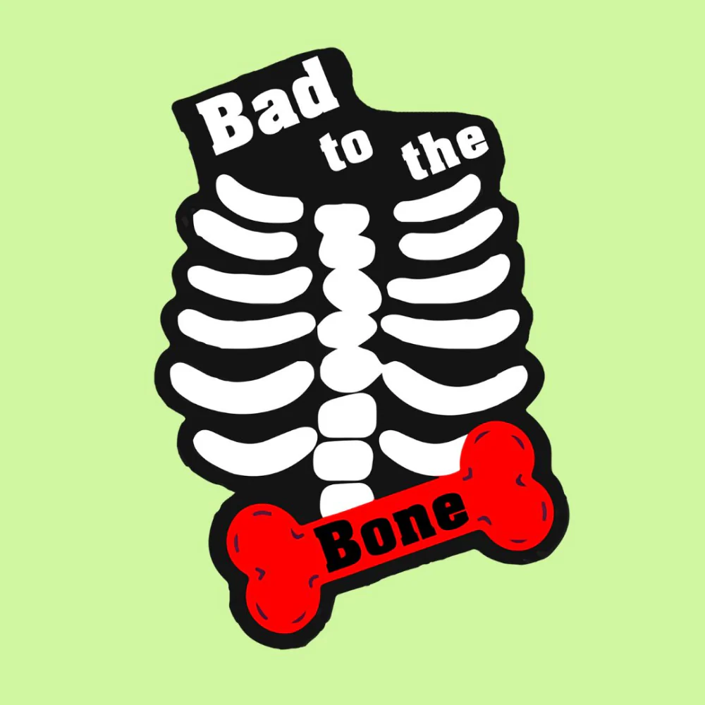Cheeku Bad to The Bone Graphic Cotton T Shirt For Dogs and Cats (Sharp Green) - Image 4