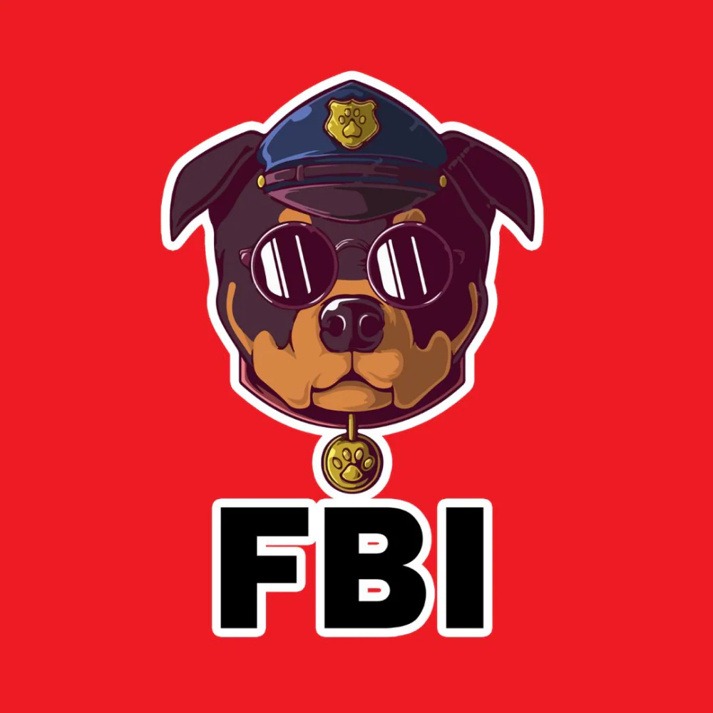 Cheeku FBI Graphic Cotton T Shirt for Dogs and Cats (Red) - Image 4