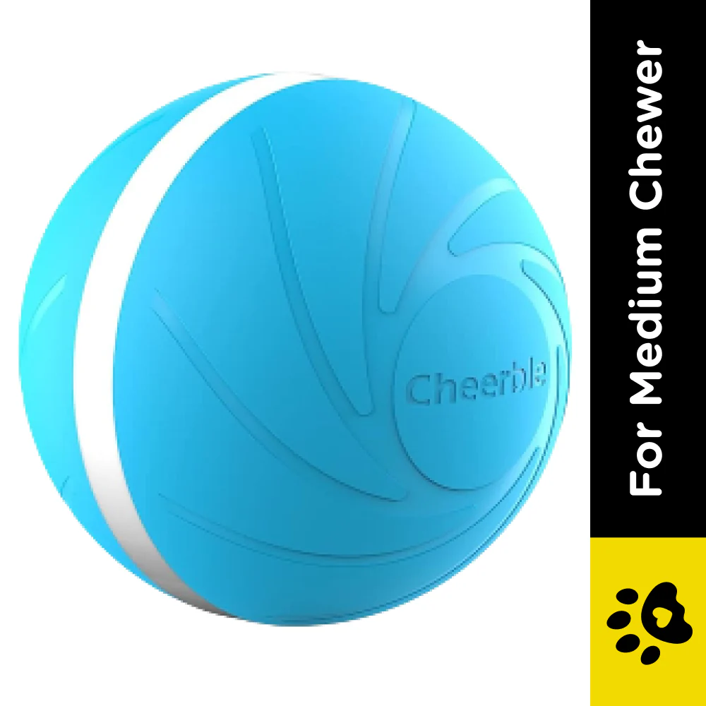 Cheerble Wicked Ball Interactive Toy for Dogs (Blue) - Image 2