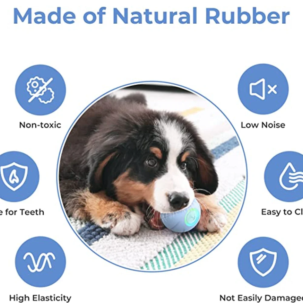Cheerble Wicked SE Ball Toy for Dogs | For Medium Chewers (Blue) - Image 11