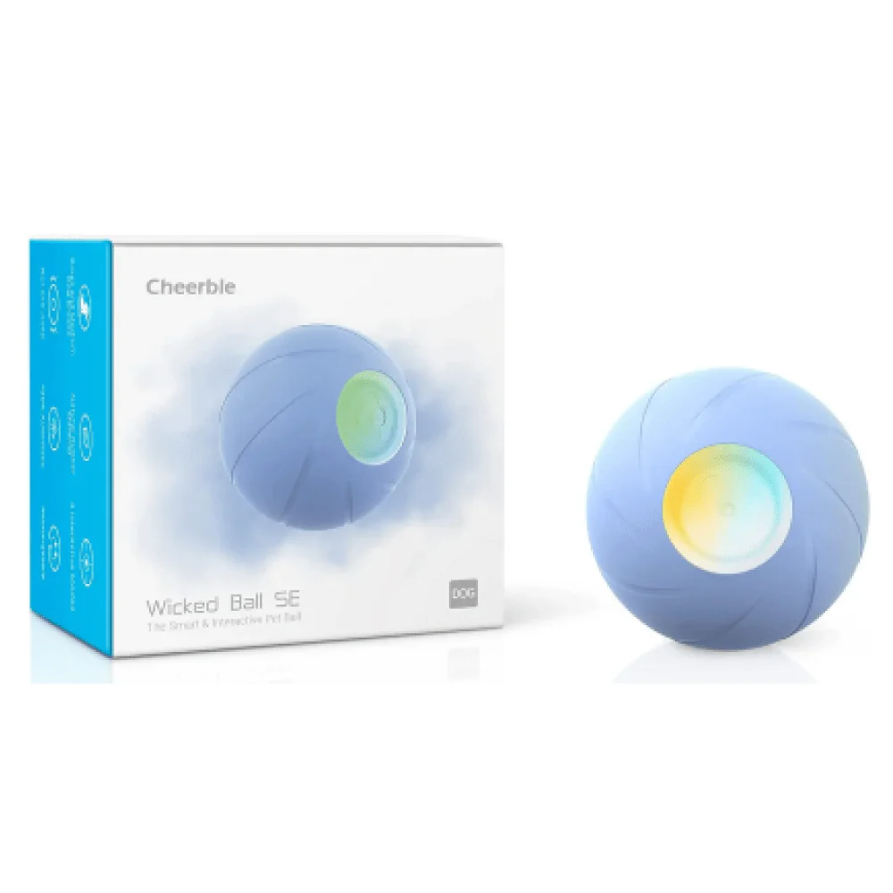 Cheerble Wicked SE Ball Toy for Dogs | For Medium Chewers (Blue) - Image 3