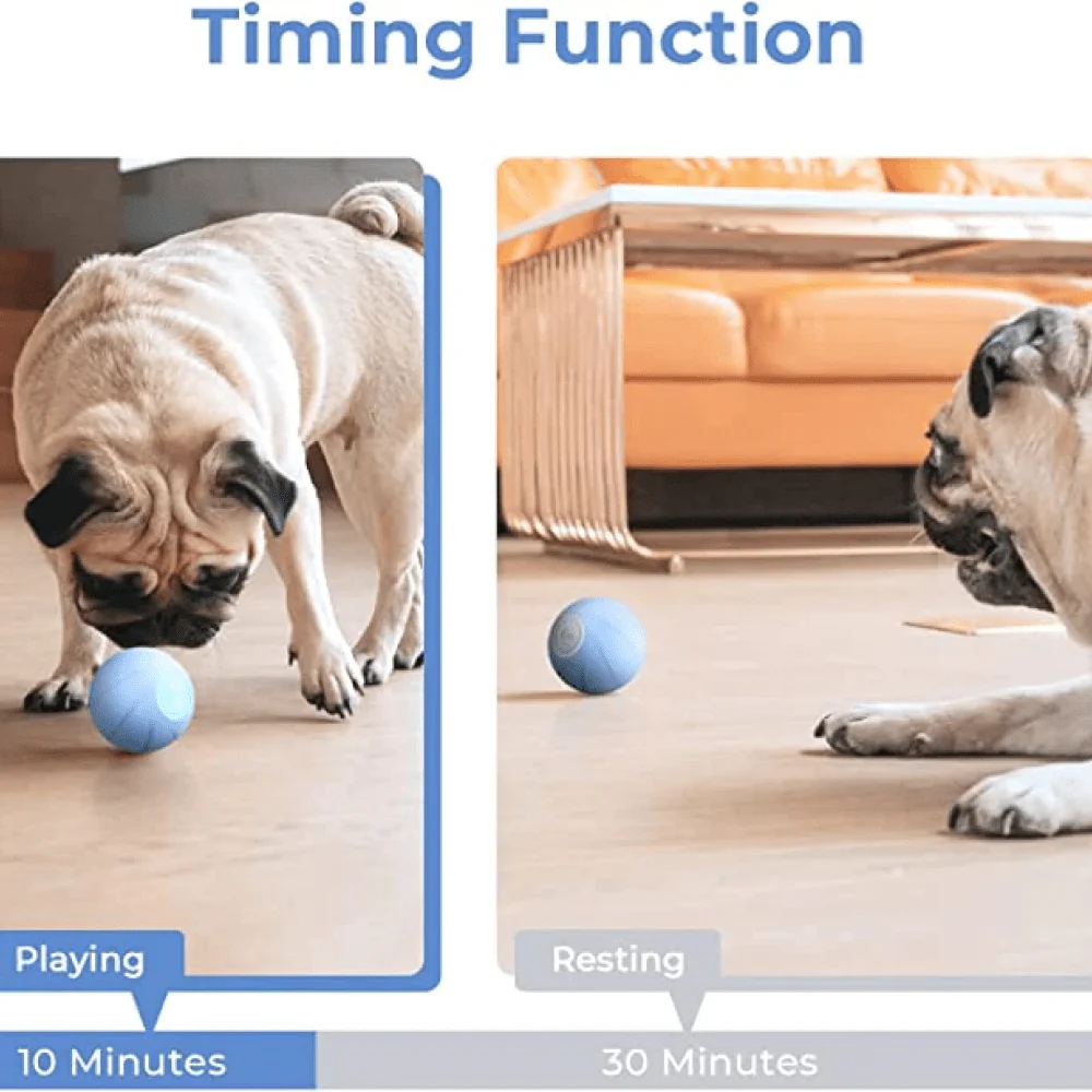 Cheerble Wicked SE Ball Toy for Dogs (Orange) | For Medium Chewers - Image 4