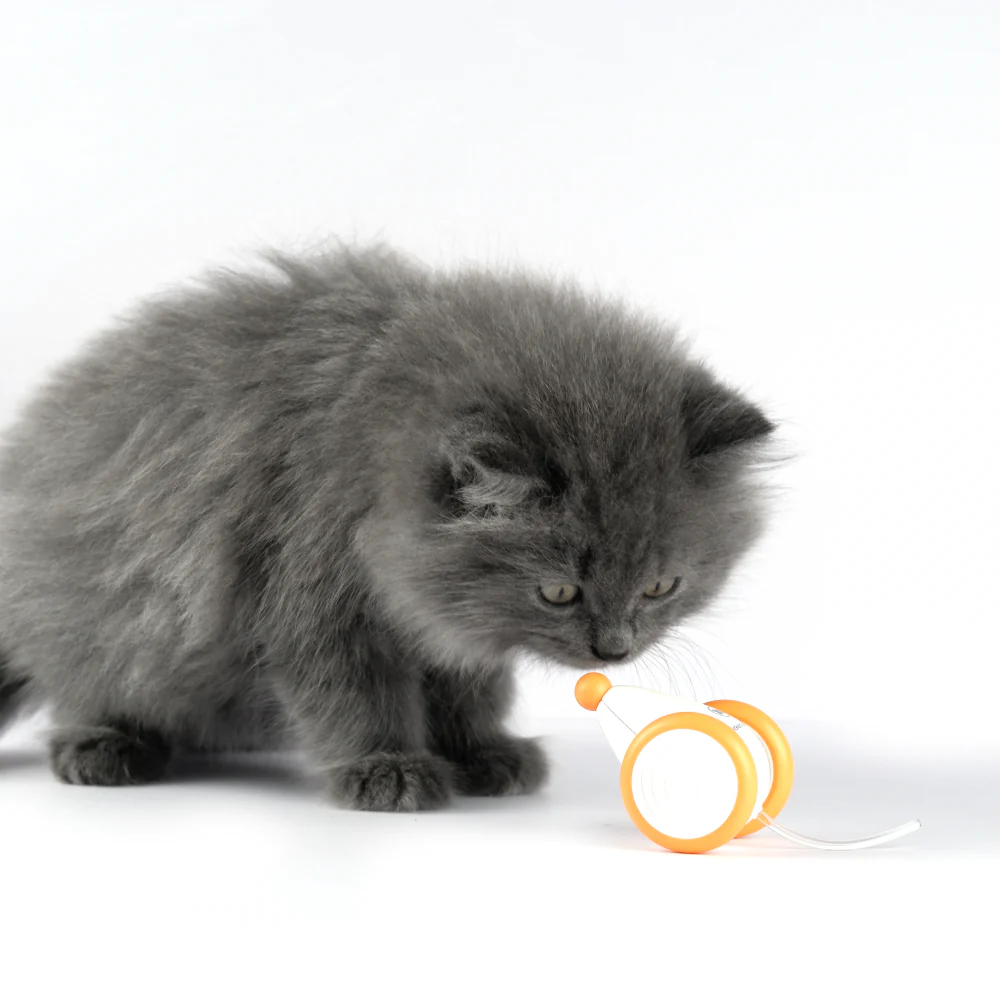 Cheerble Wicked Mouse Interactive Toy for Cats (Orange) - Image 6