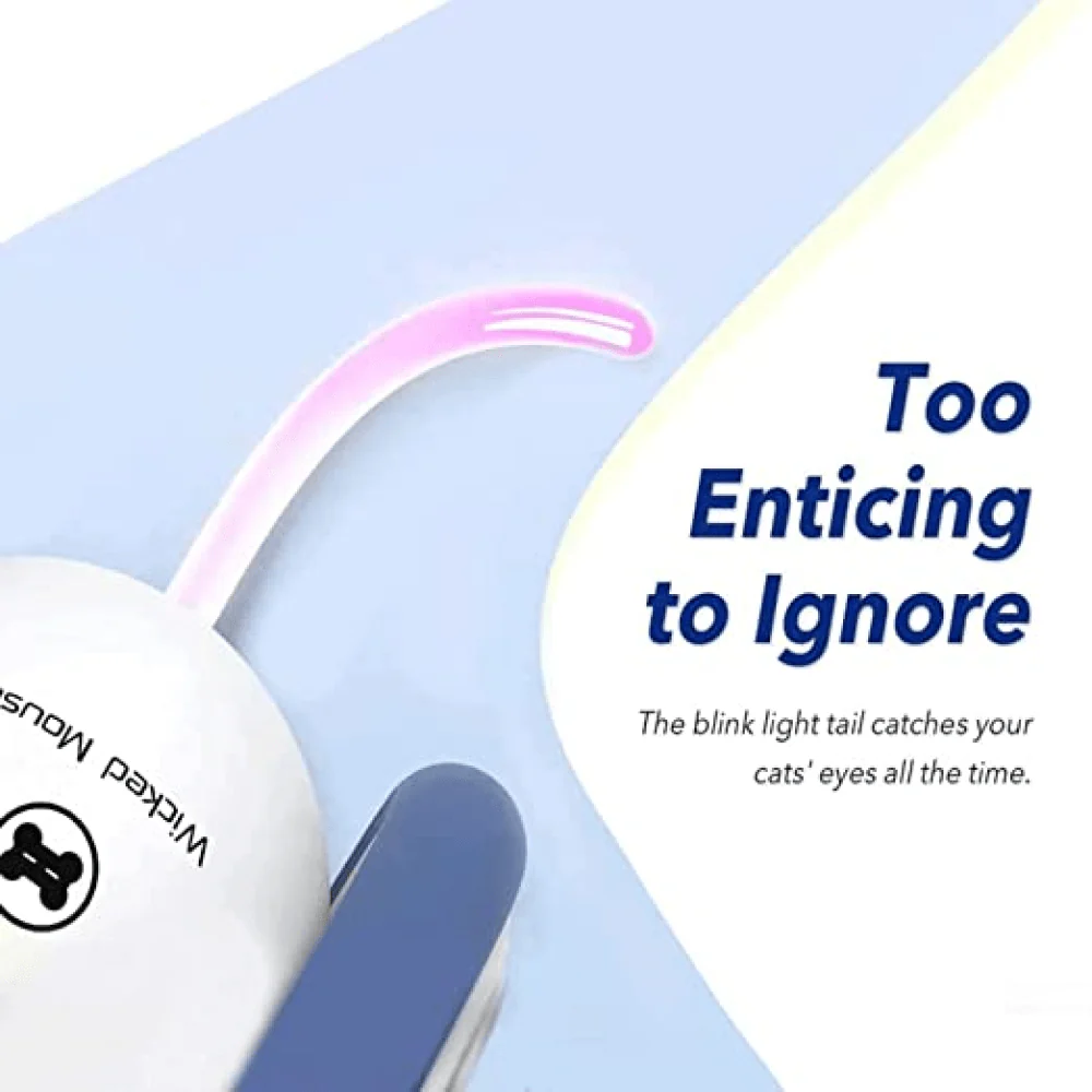Cheerble Wicked Mouse Interactive Toy for Cats (Blue) - Image 3