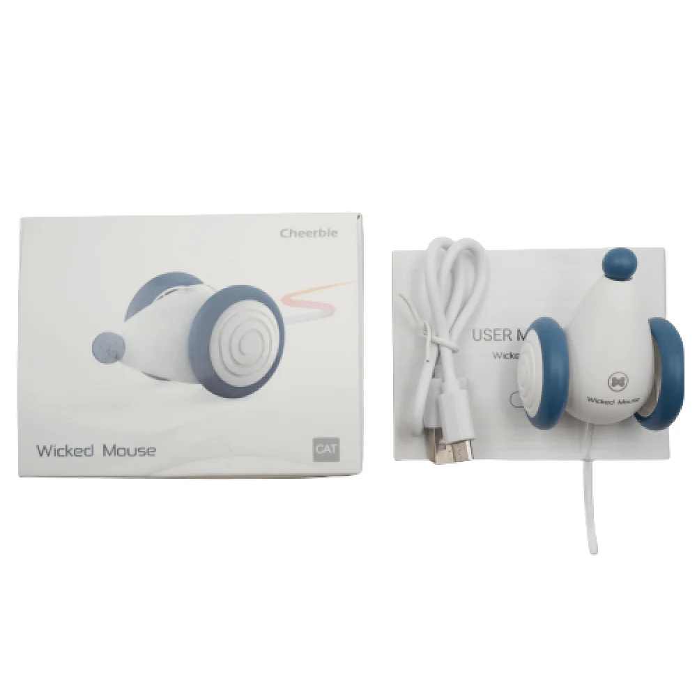 Cheerble Wicked Mouse Interactive Toy for Cats (Blue) - Image 5