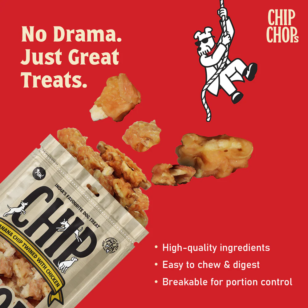 Chip Chops Banana with Chicken Chips Dog Treats - Image 4