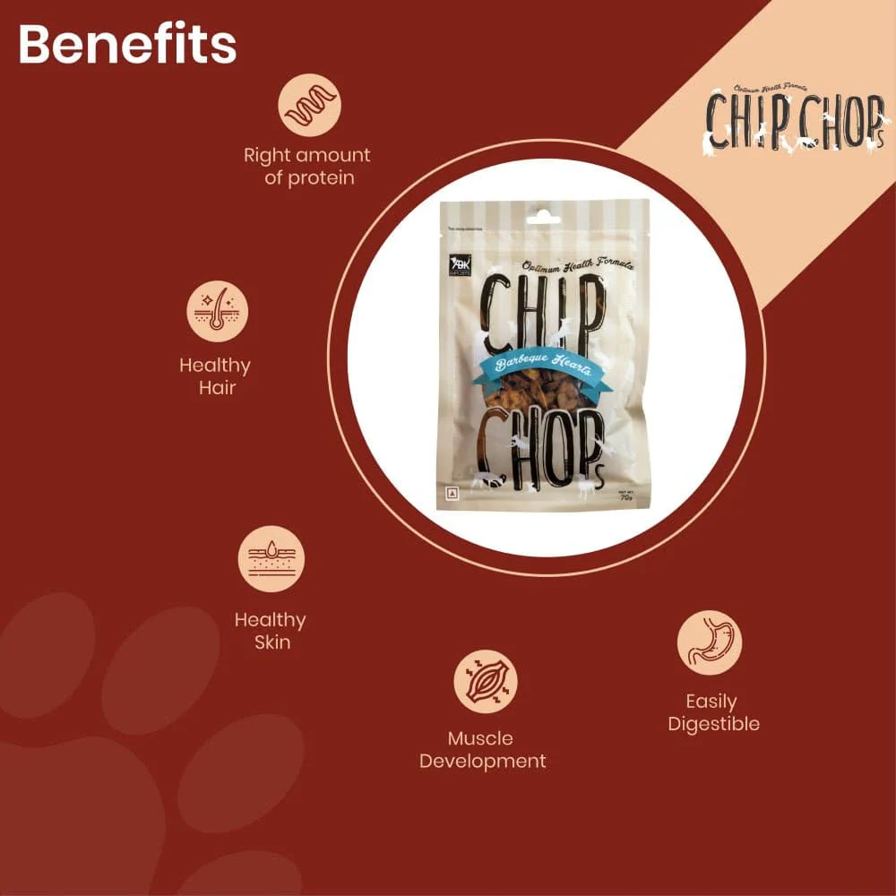 Chip Chops Barbeque Hearts Dog Treats - Image 6