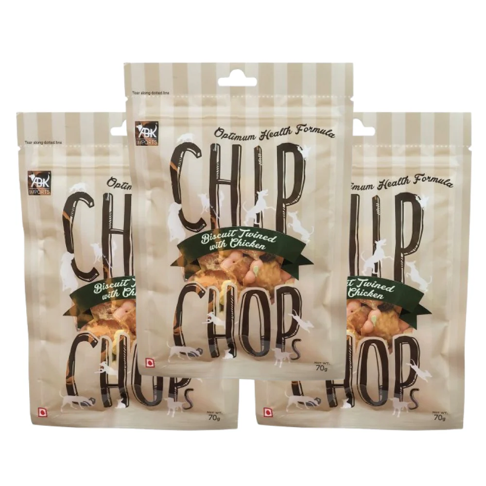 Chip Chops Biscuit Twined with Chicken Dog Treats - Image 8