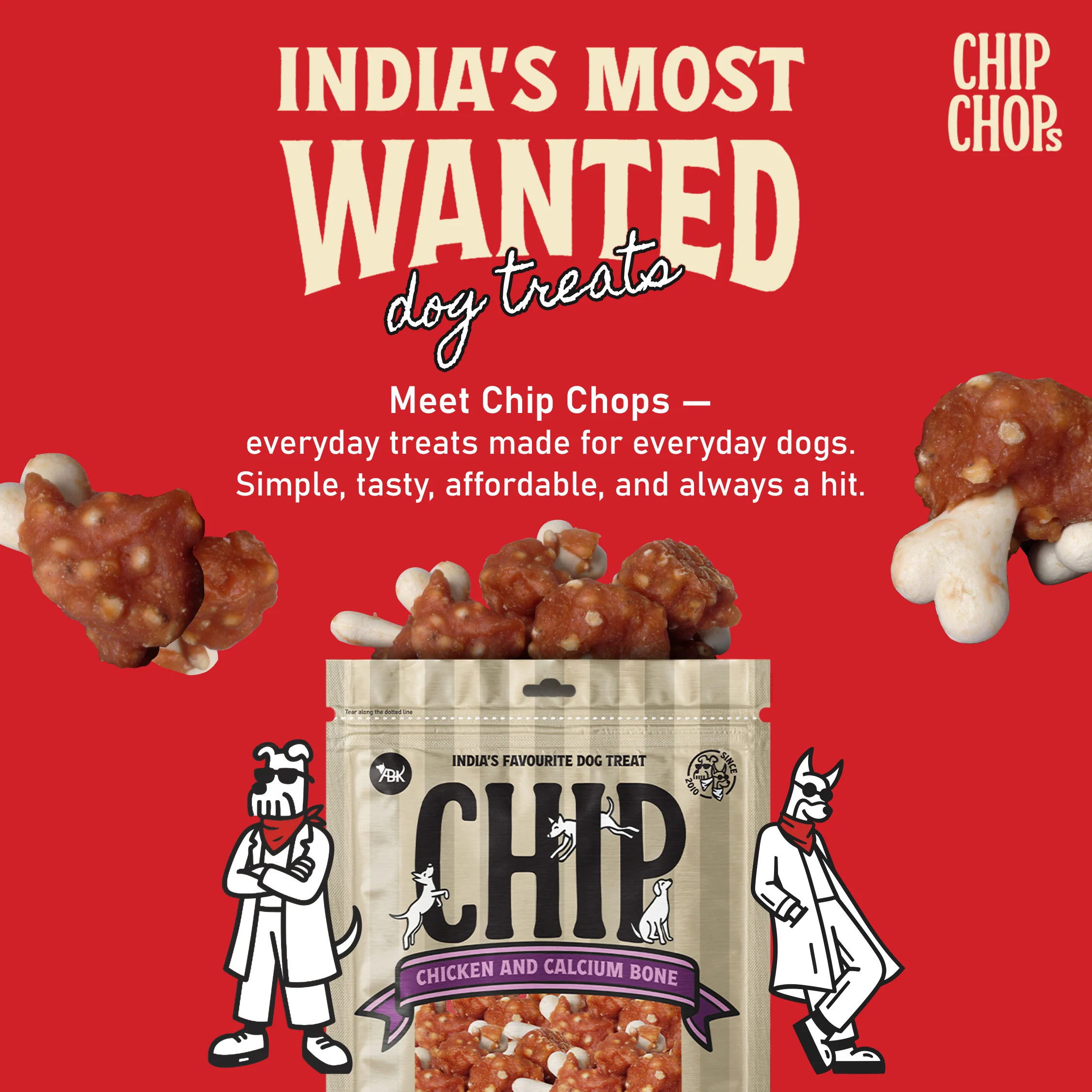 Chip Chops Chicken and Calcium Bone Dog Treats - Image 6