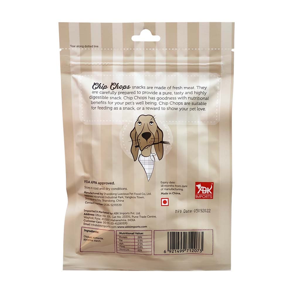 Chip Chops Chicken & Codfish Rolls and Diced Chicken Dog Treats Combo - Image 10