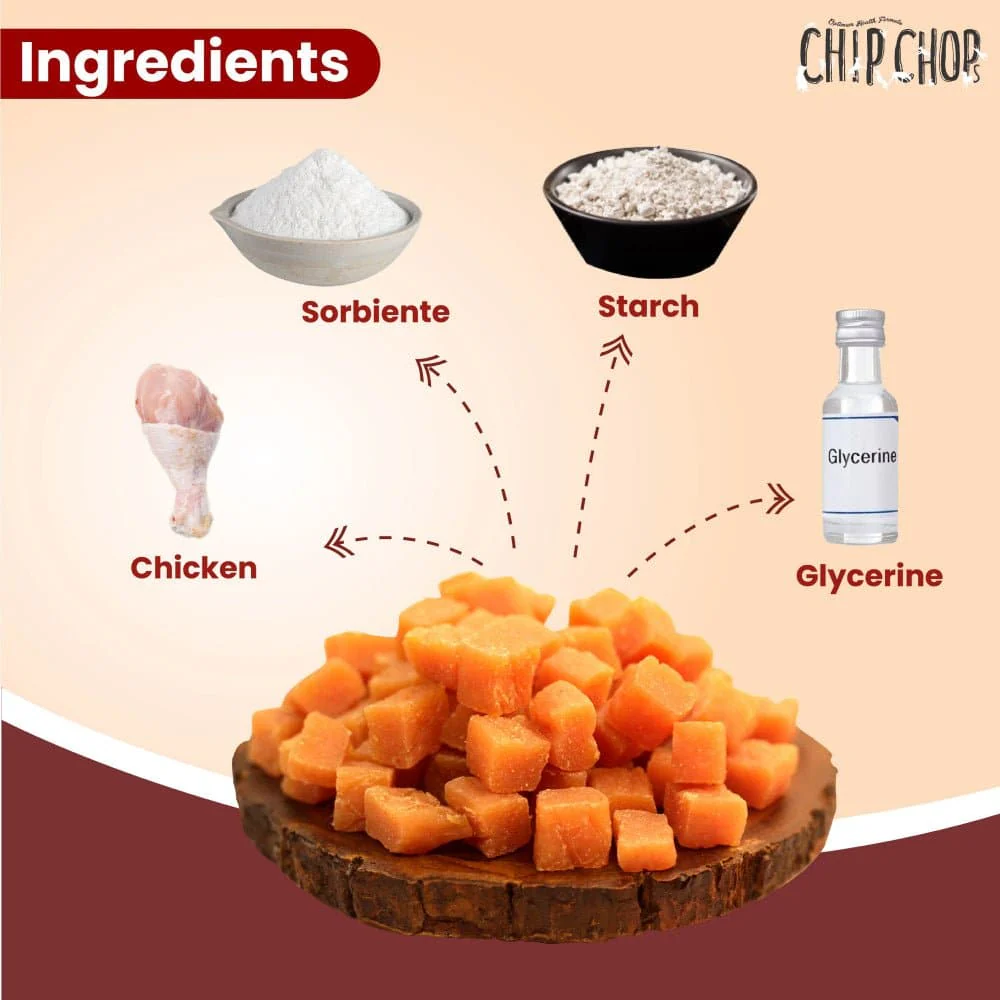 Chip Chops Chicken & Codfish Rolls and Diced Chicken Dog Treats Combo - Image 12