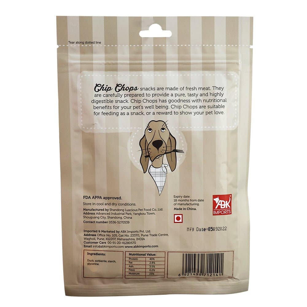 Chip Chops Chicken & Codfish Rolls and Roast Duck Strips Dog Treats Combo - Image 10