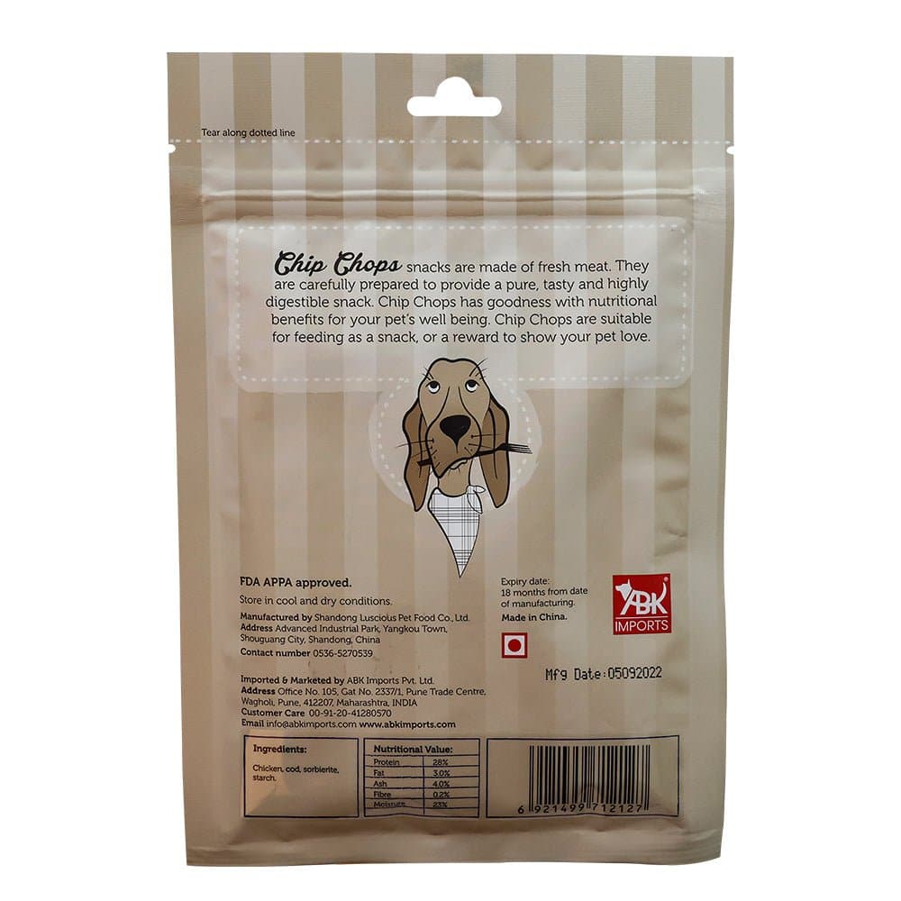 Chip Chops Chicken & Codfish Rolls and Sandwich Dog Treats Combo - Image 10