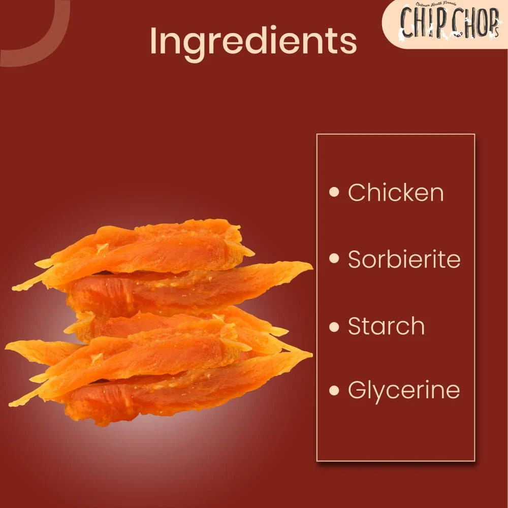 Chip Chops Chicken and Codfish Sandwich,  Sun Dried Chicken Jerky  and Chicken Tenders Dog Treats Combo - Image 12