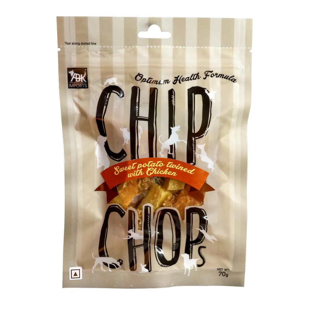 Chip Chops Chicken & Codfish Rolls and Sweet Potato Chicken Dog Treats Combo - Image 3
