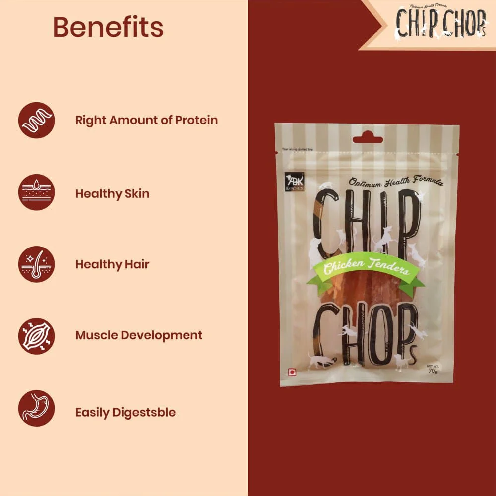 Chip Chops Chicken & Codfish Sandwich and Chicken Tenders Dog Treats Combo - Image 11