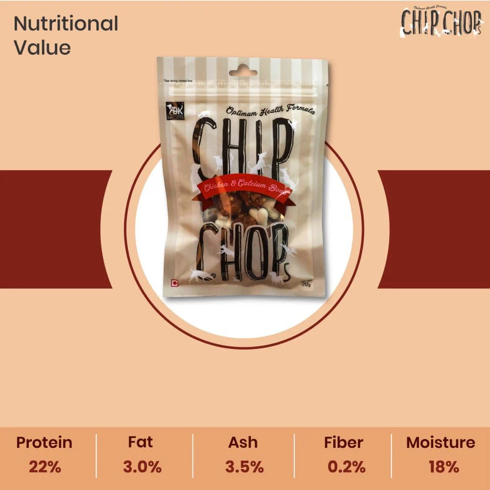 Chip Chops Chicken & Calcium and Chicken Tenders Bone Dog Treats Combo - Image 6