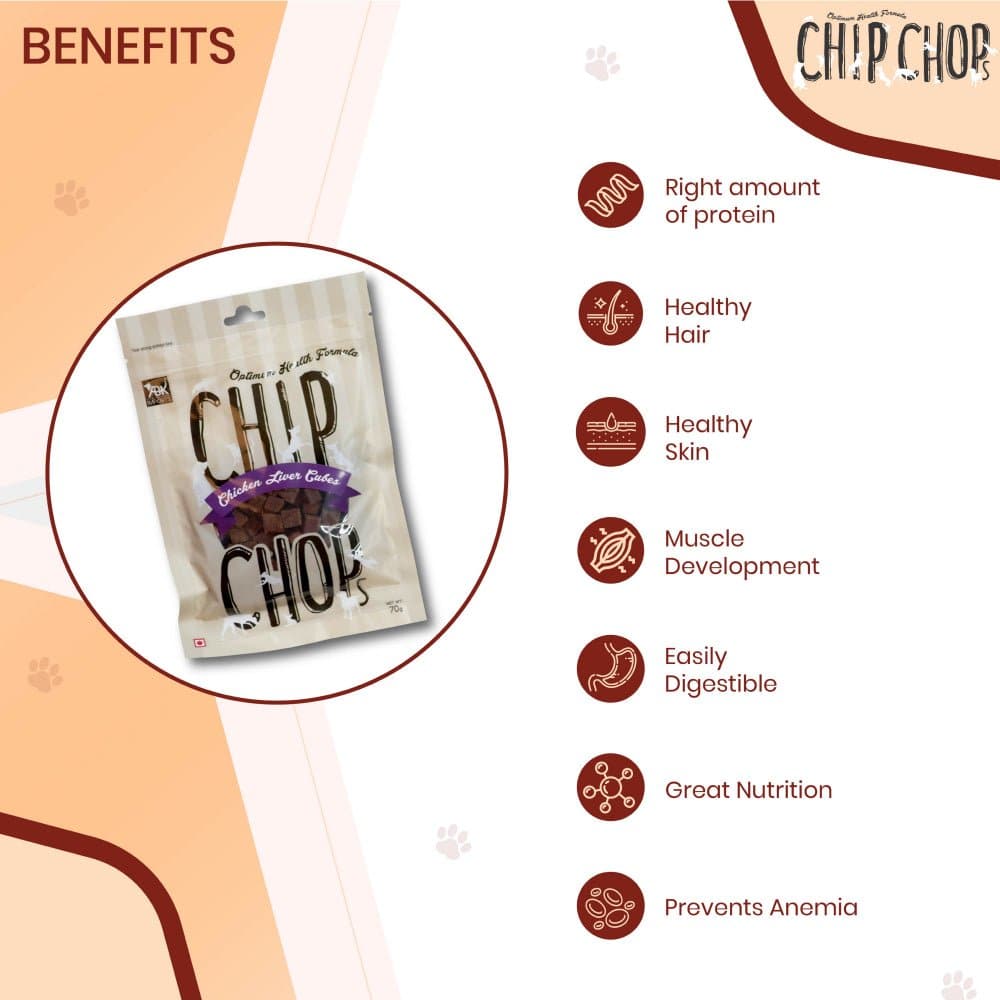 Chip Chops Chicken Liver Cubes Dog Treats - Image 4