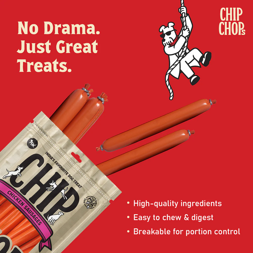 Chip Chops Chicken Sausages Dog Treats - Image 4