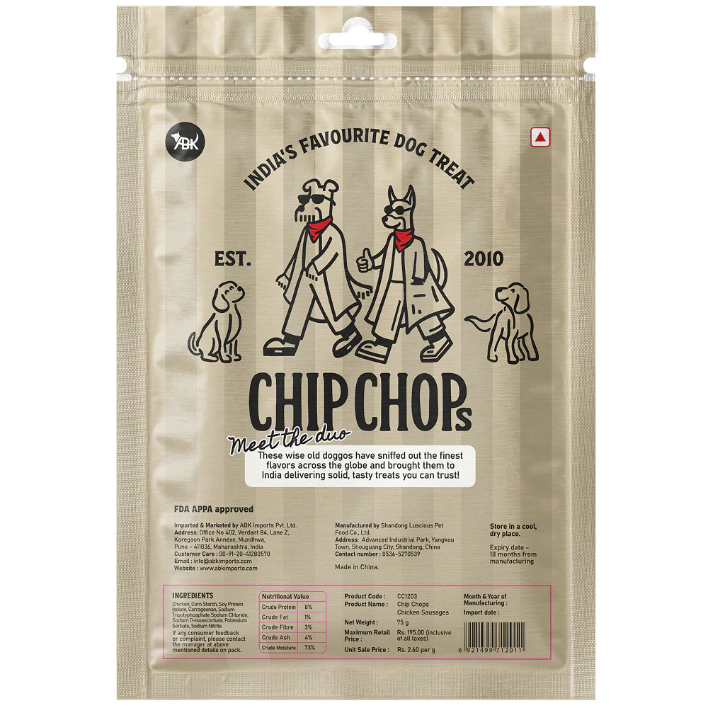 Chip Chops Chicken Sausages Dog Treats - Image 7