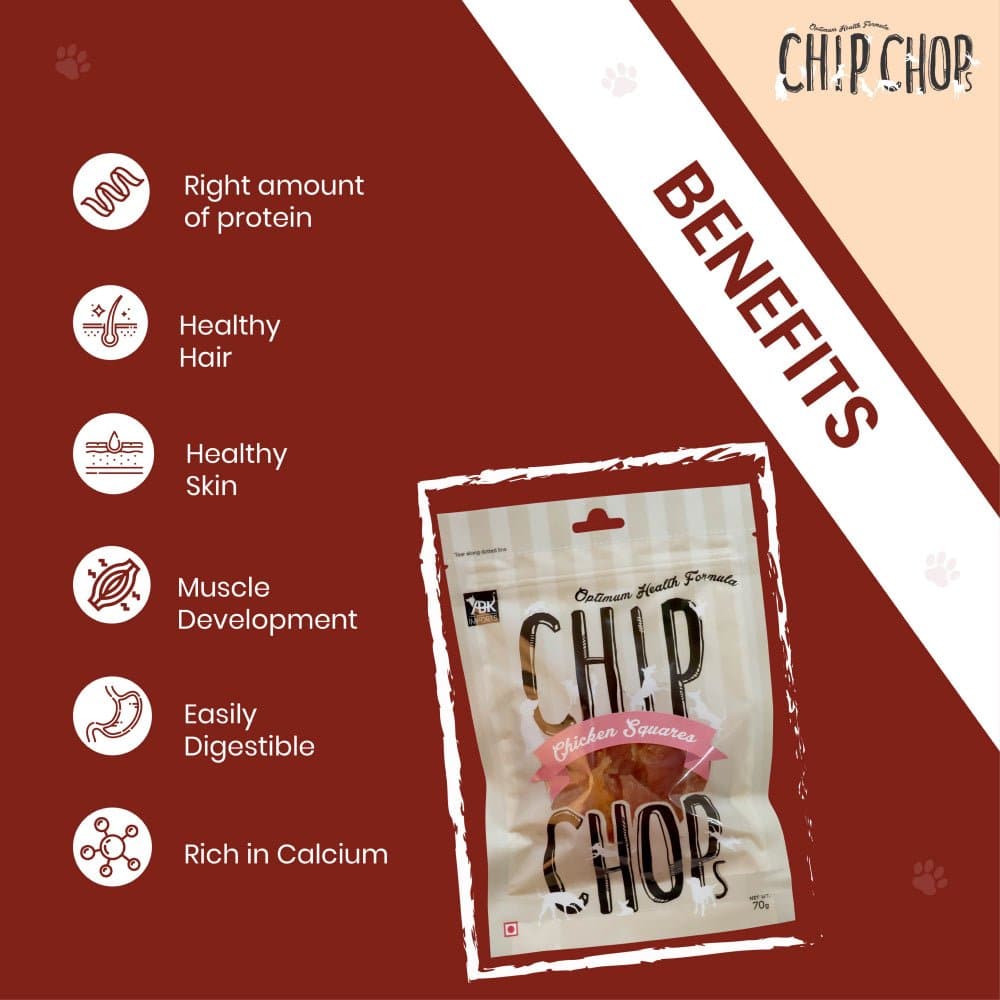 Chip Chops Chicken Squares Dog Treats - Image 6