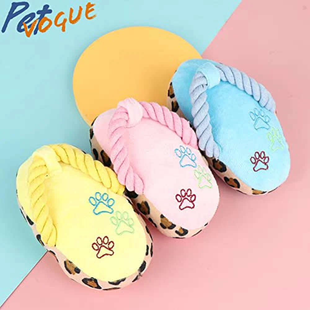 Chip Chops Chicken Tenders Dog Treats, Pet Vogue Blue Sandal Shaped Plush Toy & Goofy Tails Green Sport Tennis Ball Toy Combo for Dogs - Image 13
