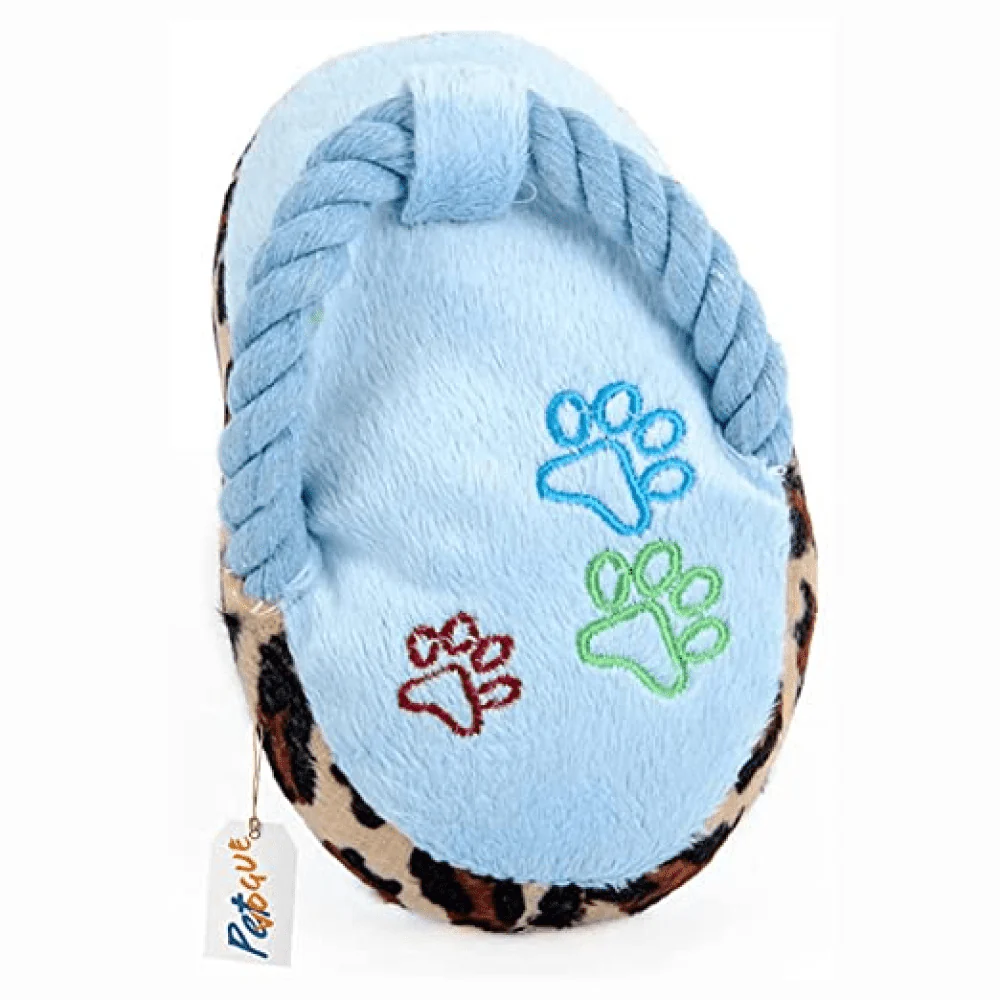 Chip Chops Chicken Tenders Dog Treats, Pet Vogue Blue Sandal Shaped Plush Toy & Goofy Tails Green Sport Tennis Ball Toy Combo for Dogs - Image 15