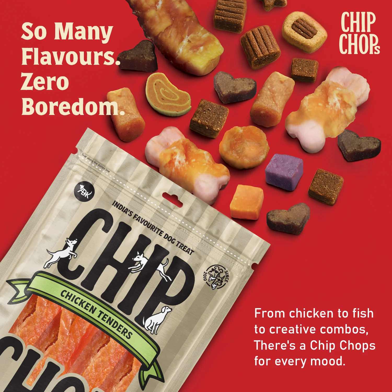 Chip Chops Chicken Tenders Dog Treats - Image 2