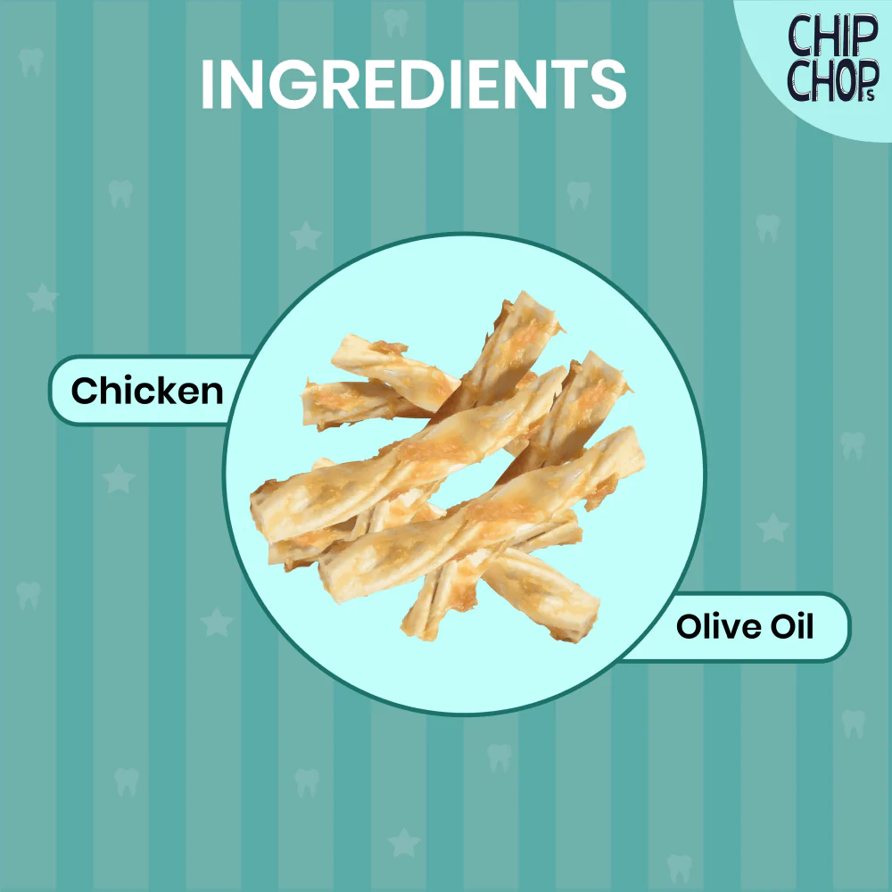 Chip Chops Chicken Twist Stick Delicious Chicken Flavored Dog Treats - Image 4