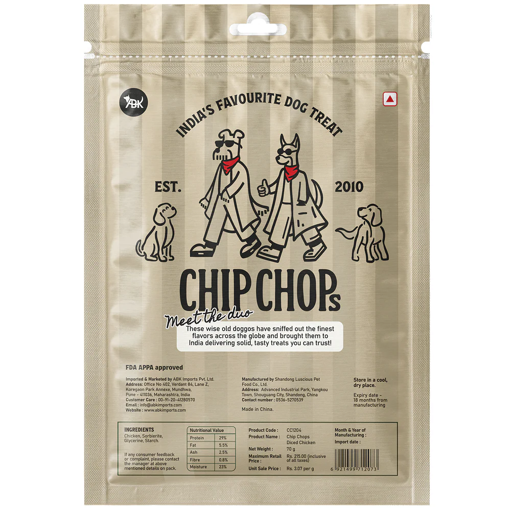 Chip Chops Diced Chicken Dog Treats - Image 7