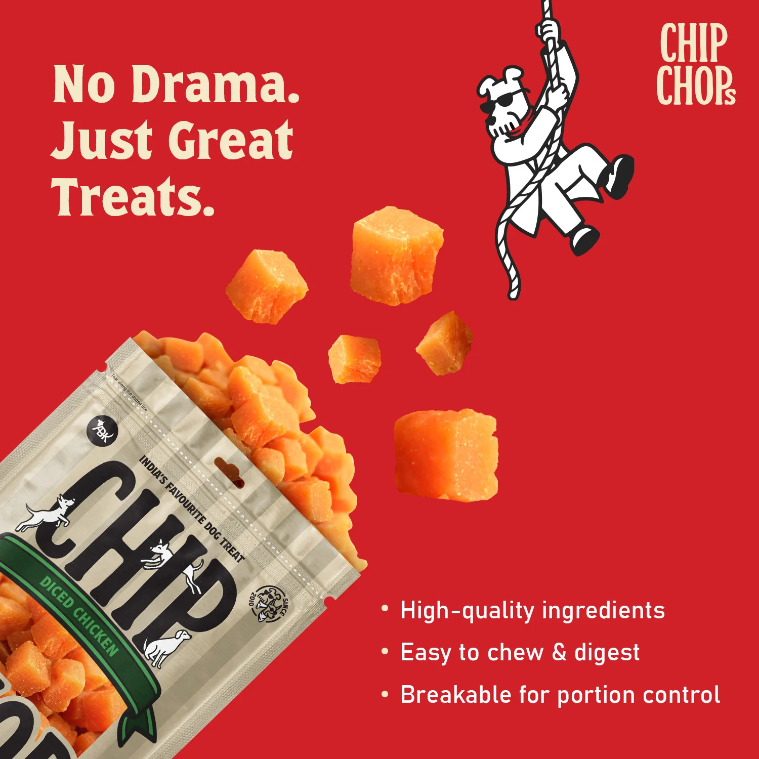 Chip Chops Diced Chicken Dog Treats - Image 3