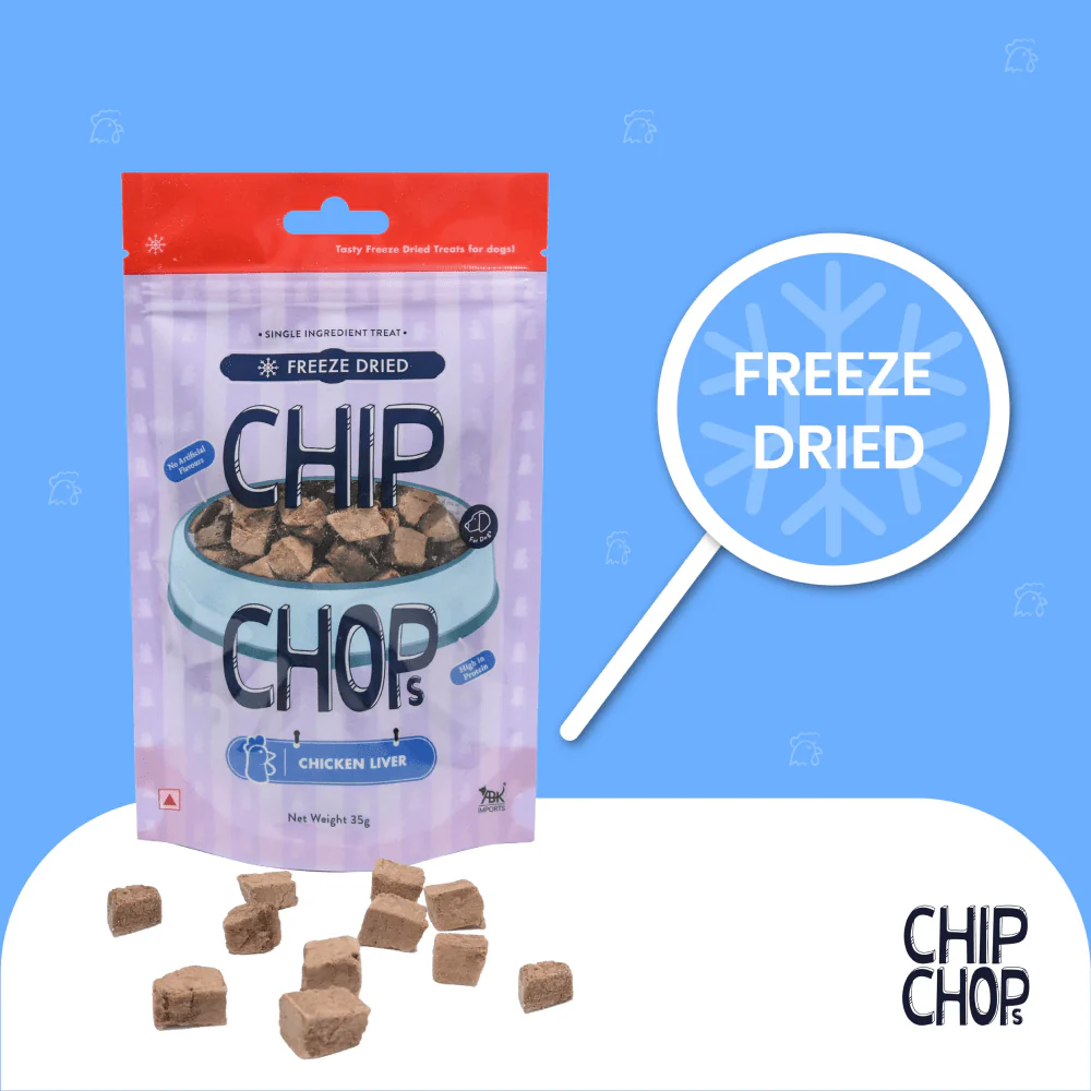 Chip Chops Freeze Dried Chicken Liver Dog Treats - Image 2