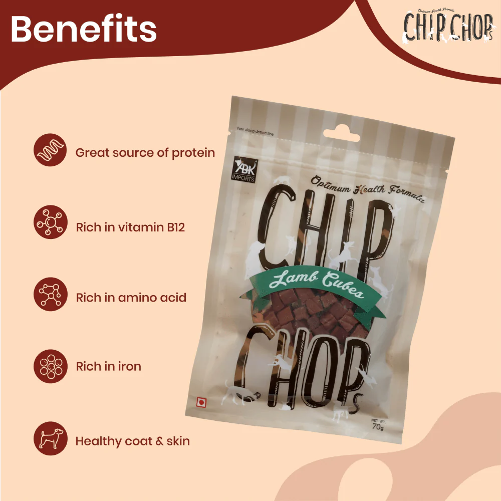 Chip Chops Lamb Cubes and Chicken Liver Cubes Dog Treats Combo - Image 11