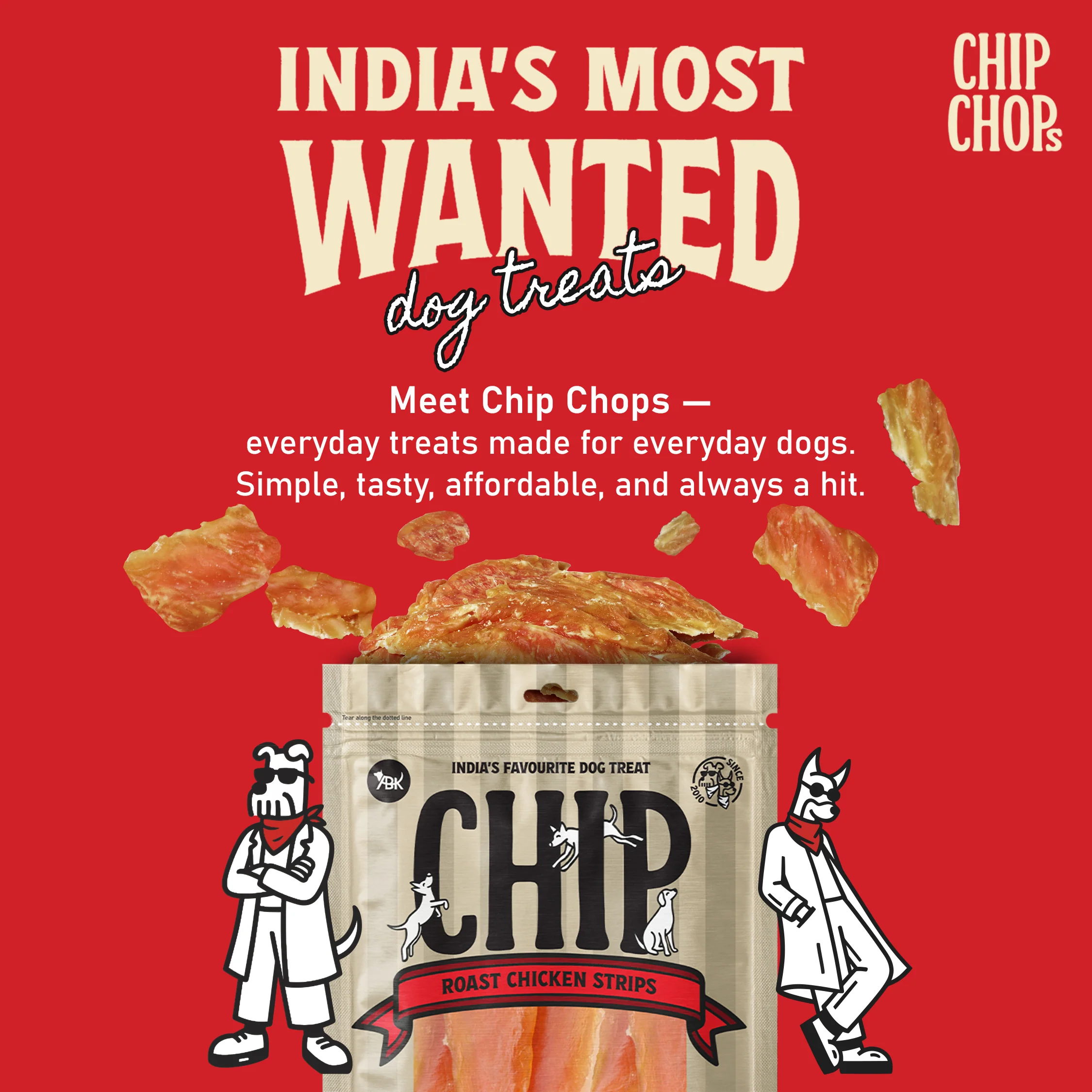 Chip Chops Roast Chicken Strips Dog Treats - Image 4