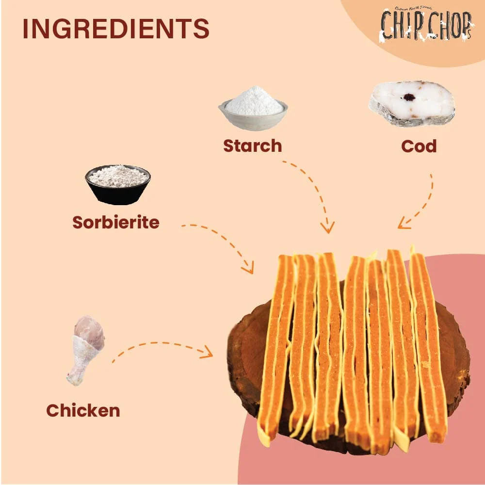 Chip Chops Roast Duck Strips and Chicken and Codfish Sandwich Dog Treats Combo - Image 11
