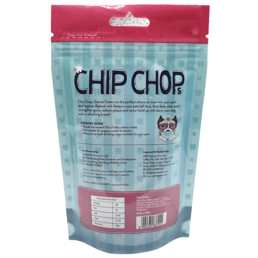 Chip Chops Star Dental Stix Chicken and Green Tea Flavored Dog Treats - Image 2