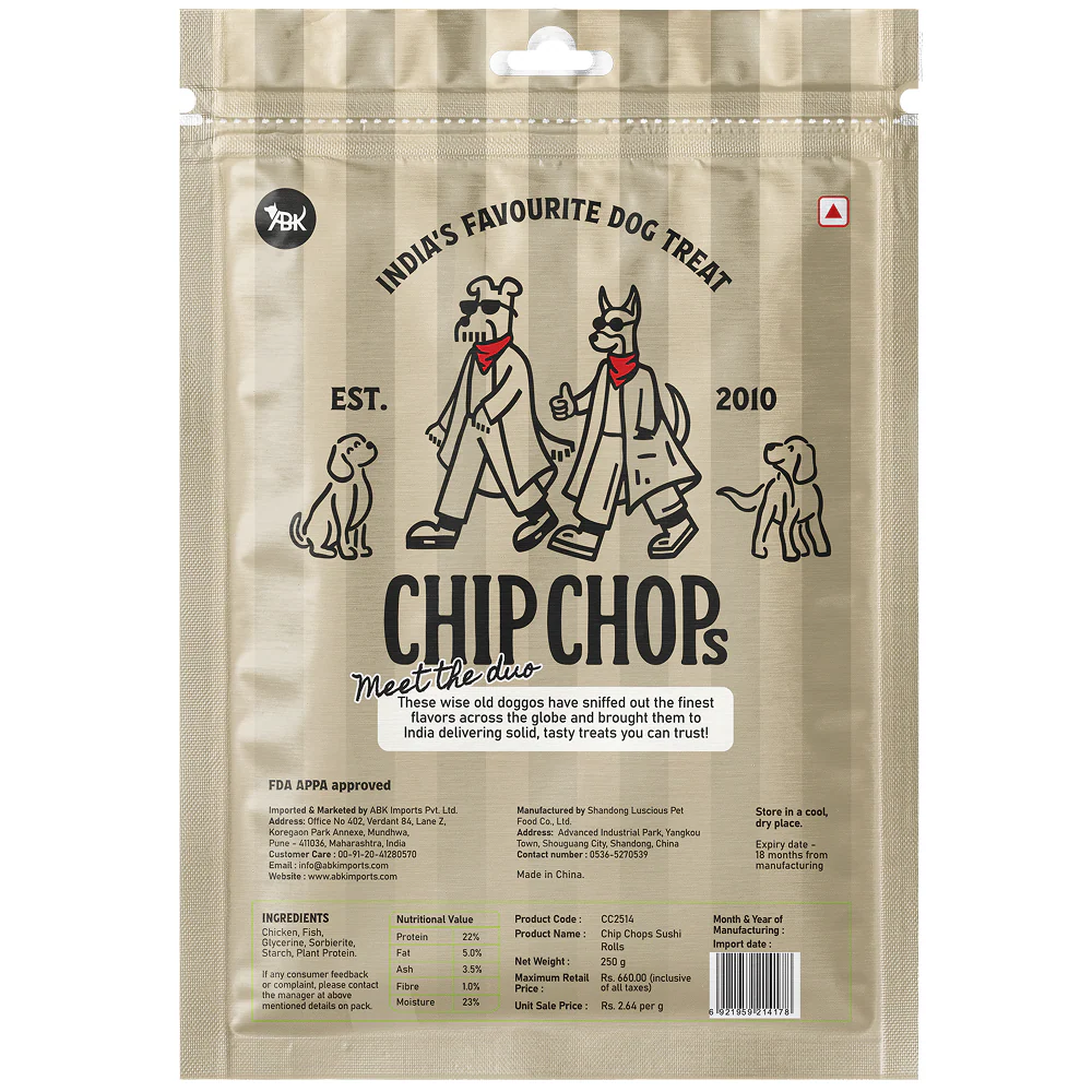 Chip Chops Sushi Rolls Dog Treats - Image 9
