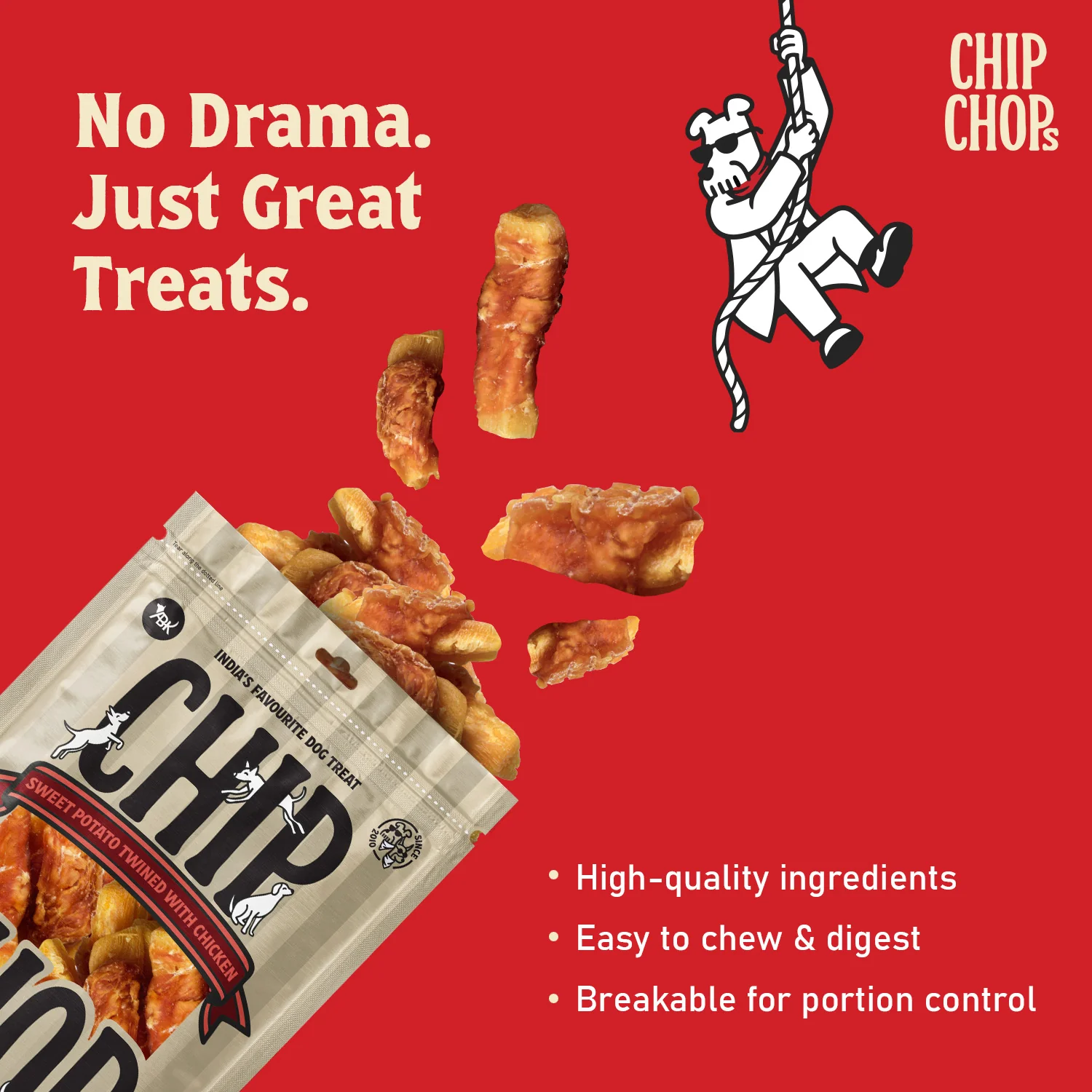 Chip Chops Sweet Potato Chicken Dog Treats - Image 5